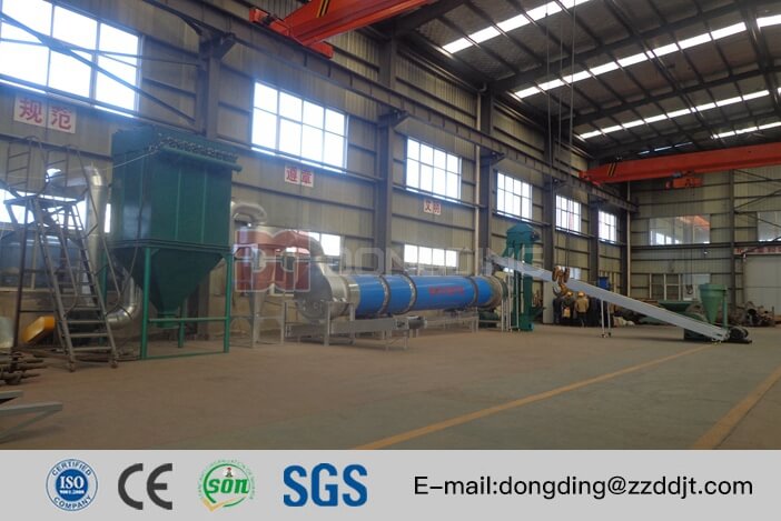 The coffee grounds dryer of our company, firstly through pre dehydration can can dry the wet coffee grounds from the moisture of about 85%, to the moisture of about 10%.