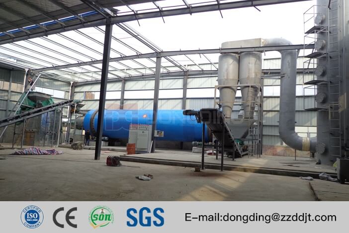The biomass dryer can quickly dry the wet material with a moisture of 60% to a dried product with moisture less than 12%. It can be used for drying wood chips, sawdust, bark, straw, alfalfa hay, sugarcane bagasse, cassava residues, poultry manure, etc.