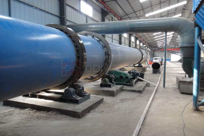 coconut fiber dryer is mainly composed of hot air stove, feed conveyor, rotary drum dryer, discharge conveyor, dust collector, and power distribution cabinet;