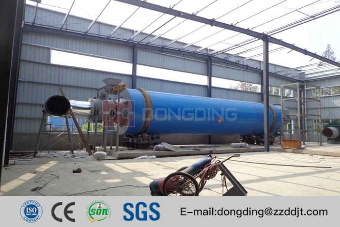 The triple pass rotary drum drye can be used for drying wood chips, sawdust, bark, straw, coco peat, Fiber, palm silk, alfalfa hay, sugarcane bagasse, cassava residues, etc.