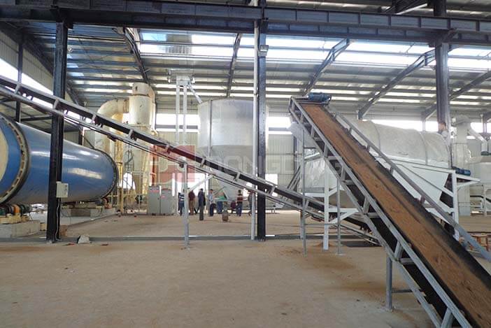 The biomass pellet production line including the process of crushing, drying, de-ashing and high-pressure molding, After being processed, the biomass pellet could approach the moisture of 8 to 10%, the combustion heat of 4000-4800 kilo calories per kilo g