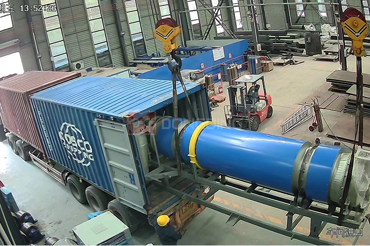 Charcoal dryer is going to be shipped to Australia