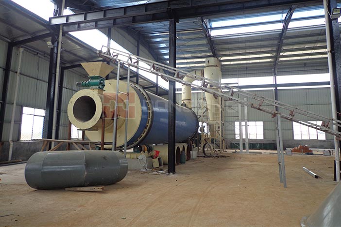 Sawdust dryer is manufactured to improve the thermal value of sawdust and for the environmental protection. We provide sawdust triple pass rotary dryer, which includes heating part, feeding machine, rotary dryer, discharging machine and cyclone dust colle