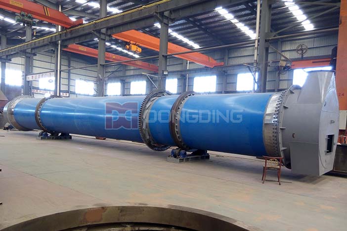 organic fertilizer dryer is used to dry compound and organic fertilizer granules, and is installed behind fertilizer granulator.