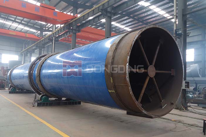 organic fertilizer dryer is used to dry compound and organic fertilizer granules, and is installed behind fertilizer granulator.