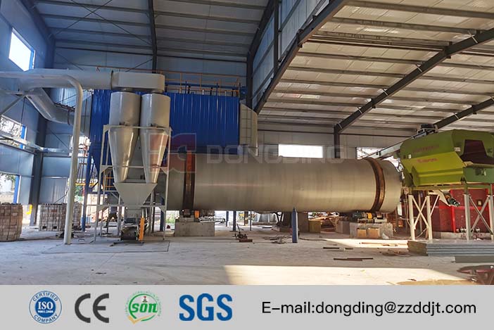 alfalfa dryer can dryer the alfalfa with the moisture from 65-50% to 15-10% at one time. And it also reduces the floor space of dryer, improve the efficiency of the drying process.