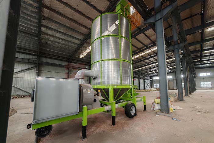 Mobile grain dryers can handle staple crops such as rice, wheat, and corn, as well as various other granular crops like rapeseed and millet.