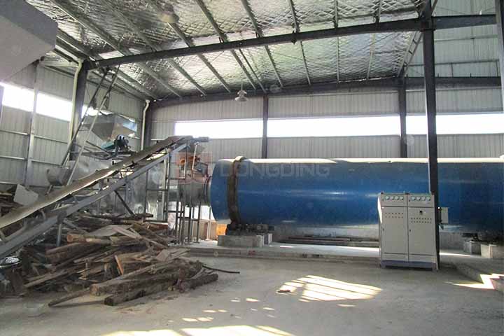 wood chips dryer