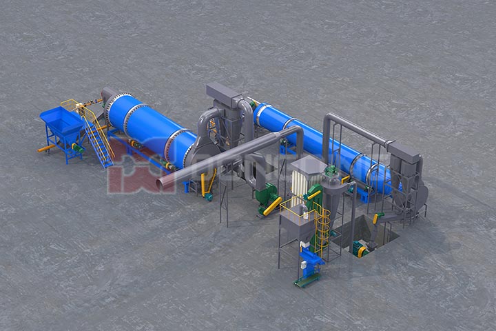 pomace dryer system