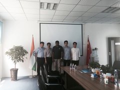 Indian customers visit our factory