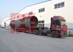 Rotary drum dryer is on the delivery