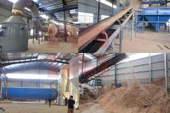What should be noticed when operating a large scale sawdust